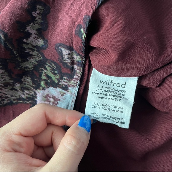 Aritzia Wilfred Myosotis Dress - Picture 6 of 8